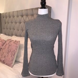 Bell Sleeve Turtle Neck